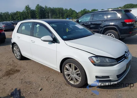2015 Volkswagen Golf Tdi Se 4-Door from USA, damaged, VIN 3VW2A7AU7FM021883